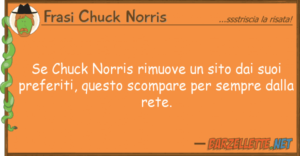 Frasi Chuck Norris chuck norris rimuove sito