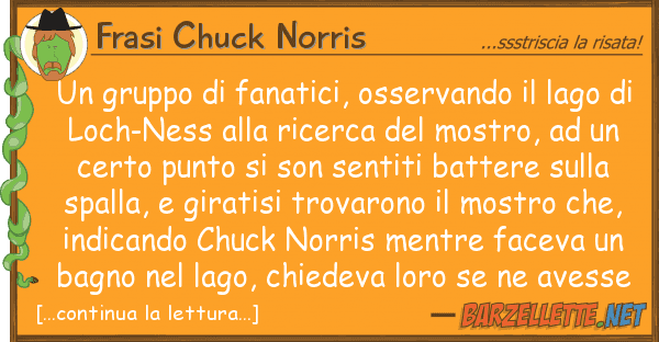Frasi Chuck Norris gruppo fanatici, osservando lag