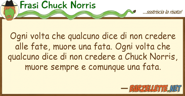Frasi Chuck Norris ogni volta qualcuno dice cred