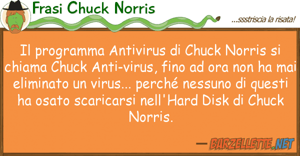 Frasi Chuck Norris programma antivirus chuck norris s