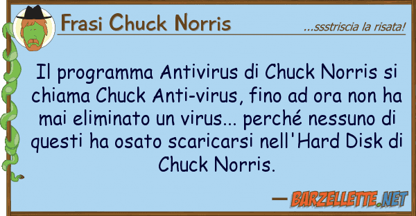 Frasi Chuck Norris programma antivirus chuck norris s