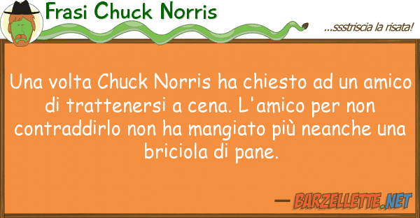 Frasi Chuck Norris volta chuck norris ha chiesto
