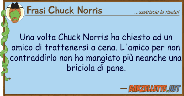 Frasi Chuck Norris volta chuck norris ha chiesto