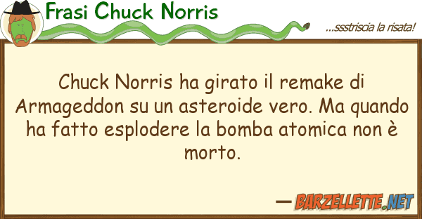 Frasi Chuck Norris chuck norris ha girato remake arma