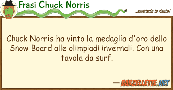 Frasi Chuck Norris chuck norris ha vinto medaglia d'oro