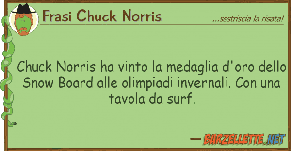 Frasi Chuck Norris chuck norris ha vinto medaglia d'oro