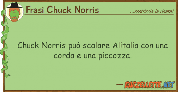 Frasi Chuck Norris chuck norris può scalare alitalia u