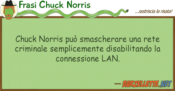 Frasi Chuck Norris chuck norris può smascherare rete
