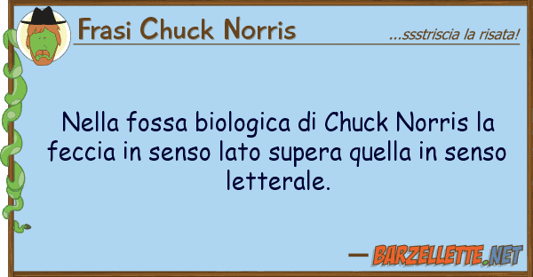 Frasi Chuck Norris fossa biologica chuck norris