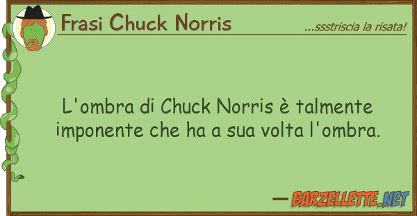 Frasi Chuck Norris l'ombra chuck norris è talmente impo