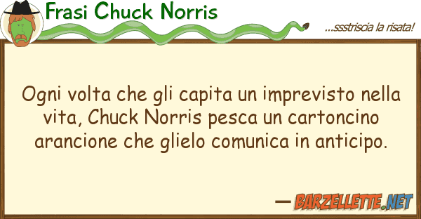 Frasi Chuck Norris ogni volta capita imprevisto