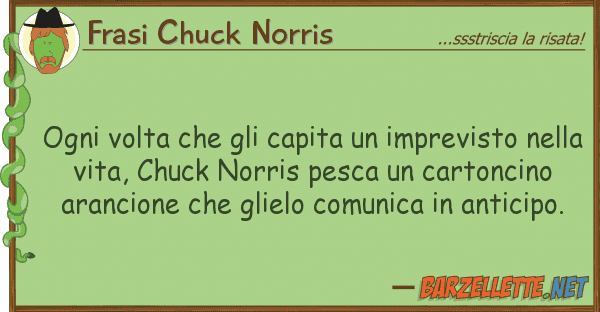 Frasi Chuck Norris ogni volta capita imprevisto