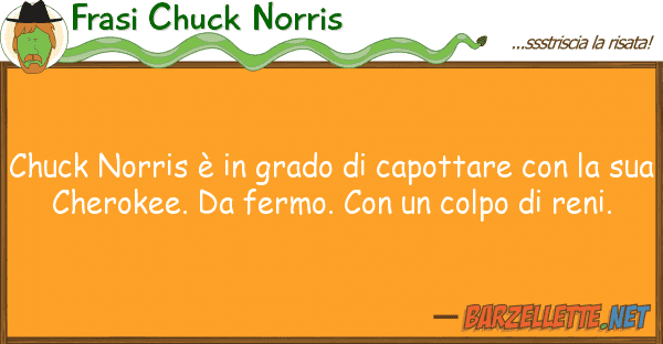 Frasi Chuck Norris chuck norris è grado capottare co