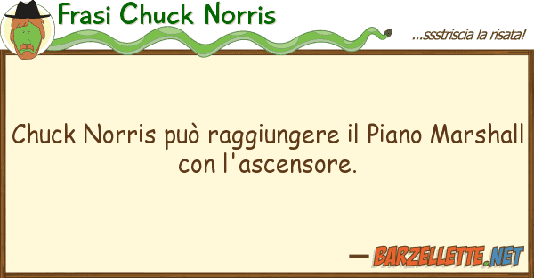 Frasi Chuck Norris chuck norris può raggiungere piano m
