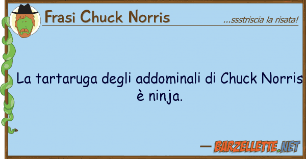 Frasi Chuck Norris tartaruga addominali chuck n