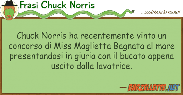 Frasi Chuck Norris chuck norris ha recentemente vinto co