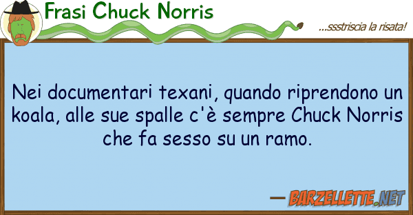 Frasi Chuck Norris documentari texani, quando riprendon