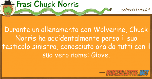 Frasi Chuck Norris durante allenamento wolverine, ch