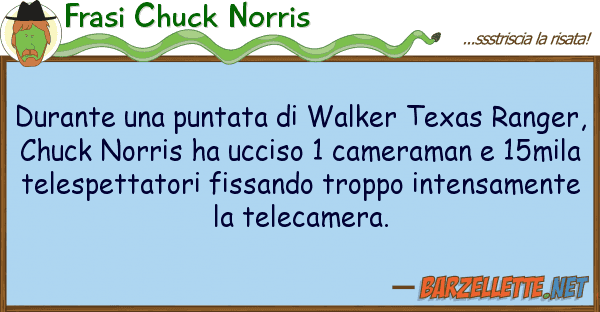 Frasi Chuck Norris durante puntata walker texas rang