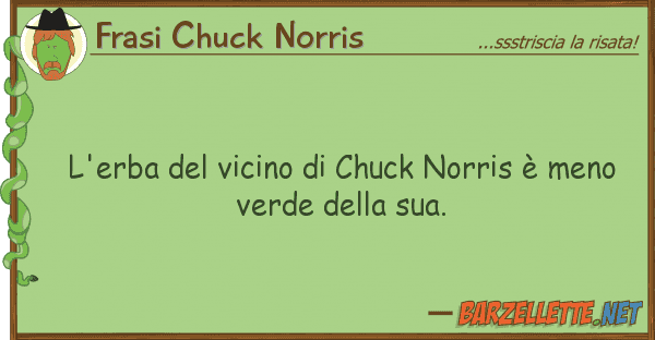 Frasi Chuck Norris l'erba vicino chuck norris è men