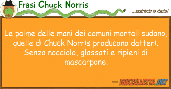 Frasi Chuck Norris palme mani comuni mortali s