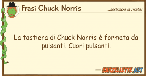 Frasi Chuck Norris tastiera chuck norris è formata d