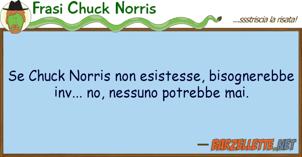 Frasi Chuck Norris chuck norris esistesse, bisognere