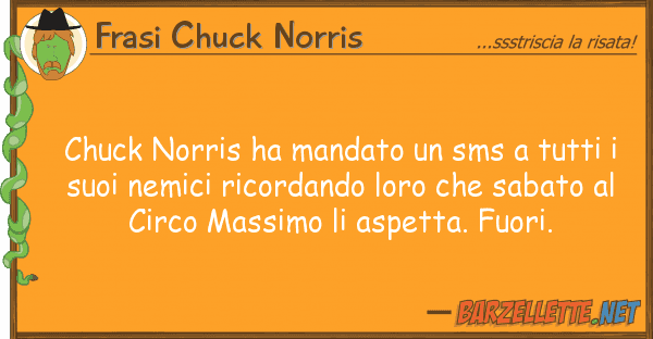 Frasi Chuck Norris chuck norris ha mandato sms