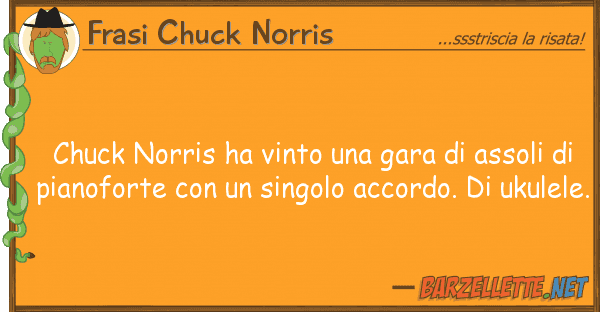 Frasi Chuck Norris chuck norris ha vinto gara assoli
