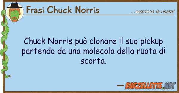 Frasi Chuck Norris chuck norris può clonare pickup
