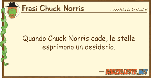 Frasi Chuck Norris quando chuck norris cade, stelle espr