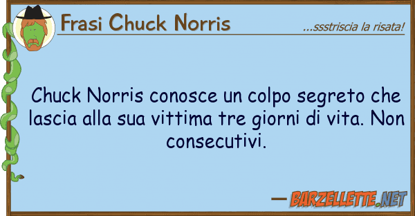 Frasi Chuck Norris chuck norris conosce colpo segreto ch