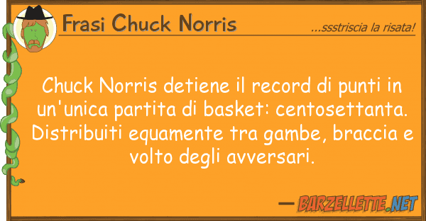 Frasi Chuck Norris chuck norris detiene record punti
