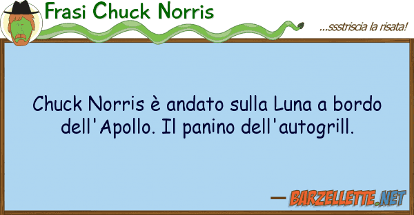 Frasi Chuck Norris chuck norris è andato luna bord