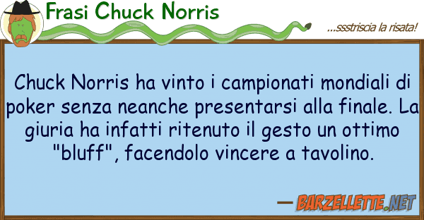 Frasi Chuck Norris chuck norris ha vinto campionati mondi