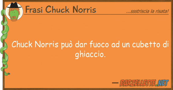Frasi Chuck Norris chuck norris può dar fuoco cubett