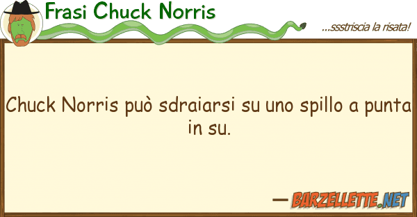 Frasi Chuck Norris chuck norris può sdraiarsi spill