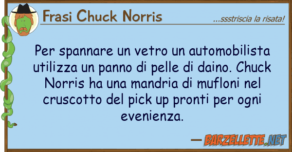 Frasi Chuck Norris spannare vetro automobilista u