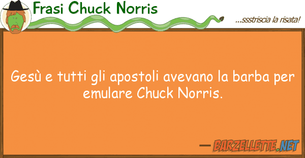 Frasi Chuck Norris gesù apostoli avevano ba