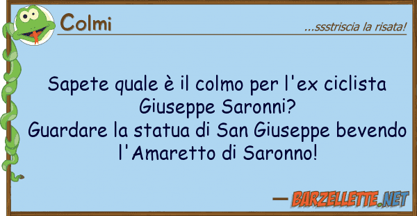 Colmi sapete è colmo l'ex ciclis
