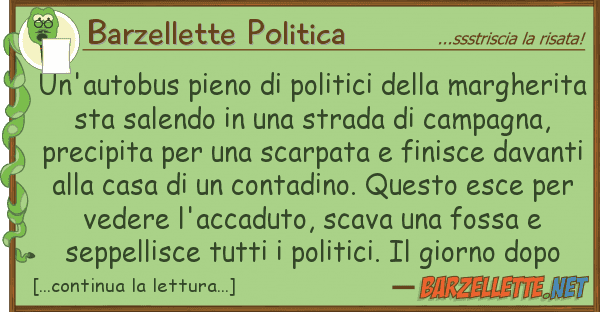 Barzellette Politica un'autobus pieno politici margh