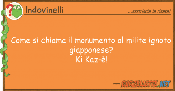 Indovinelli chiama monumento milite ig