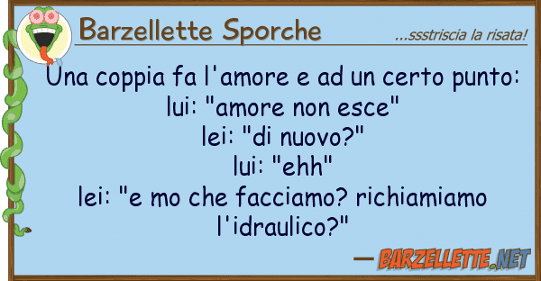 Barzellette Sporche coppia fa l'amore certo punt