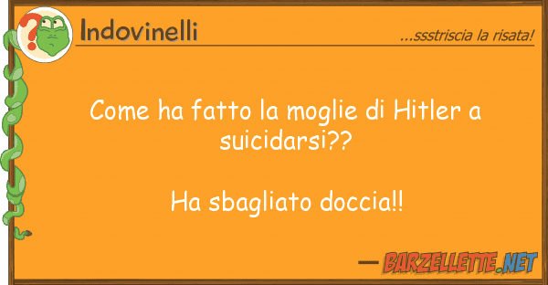 Indovinelli ha fatto moglie hitler suic