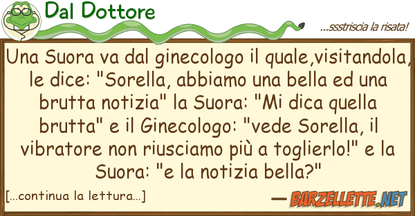 Dal Dottore suora va ginecologo quale,vis