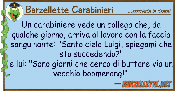 Barzellette Carabinieri carabiniere vede collega che, q