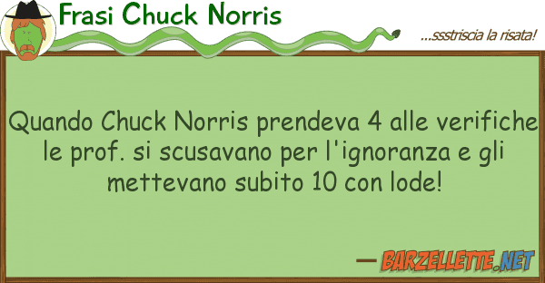 Frasi Chuck Norris quando chuck norris prendeva 4 veri
