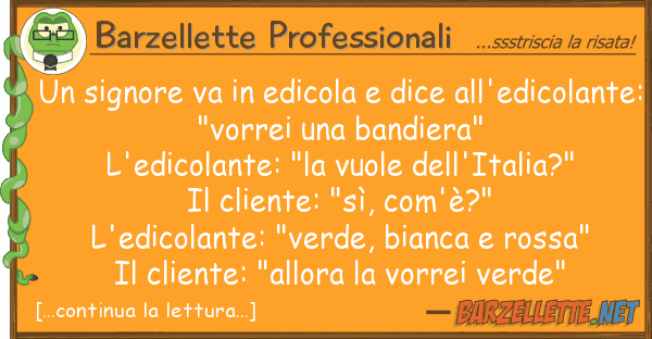 Barzellette Professionali signore va edicola dice all'edic