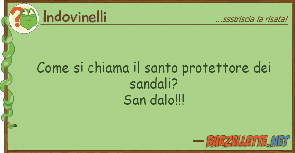 Indovinelli chiama santo protettore s