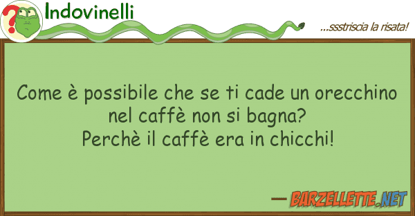 Indovinelli è possibile cade orec